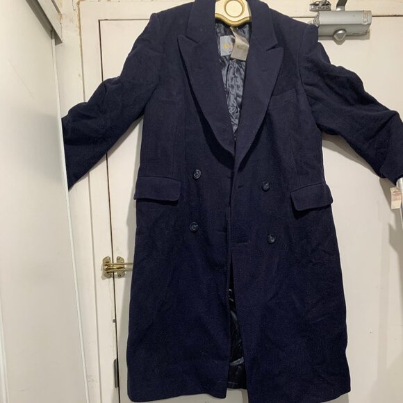 NEW VINTAGE AQUASCUTUM OF LONDON WOOL TRENCH COATS SIZE L - Picture 13 of 16